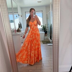 Vici Vibrant Orange Maxi Dress